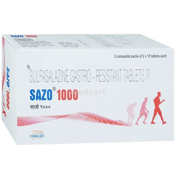 sazo 1000mg tablet 15's